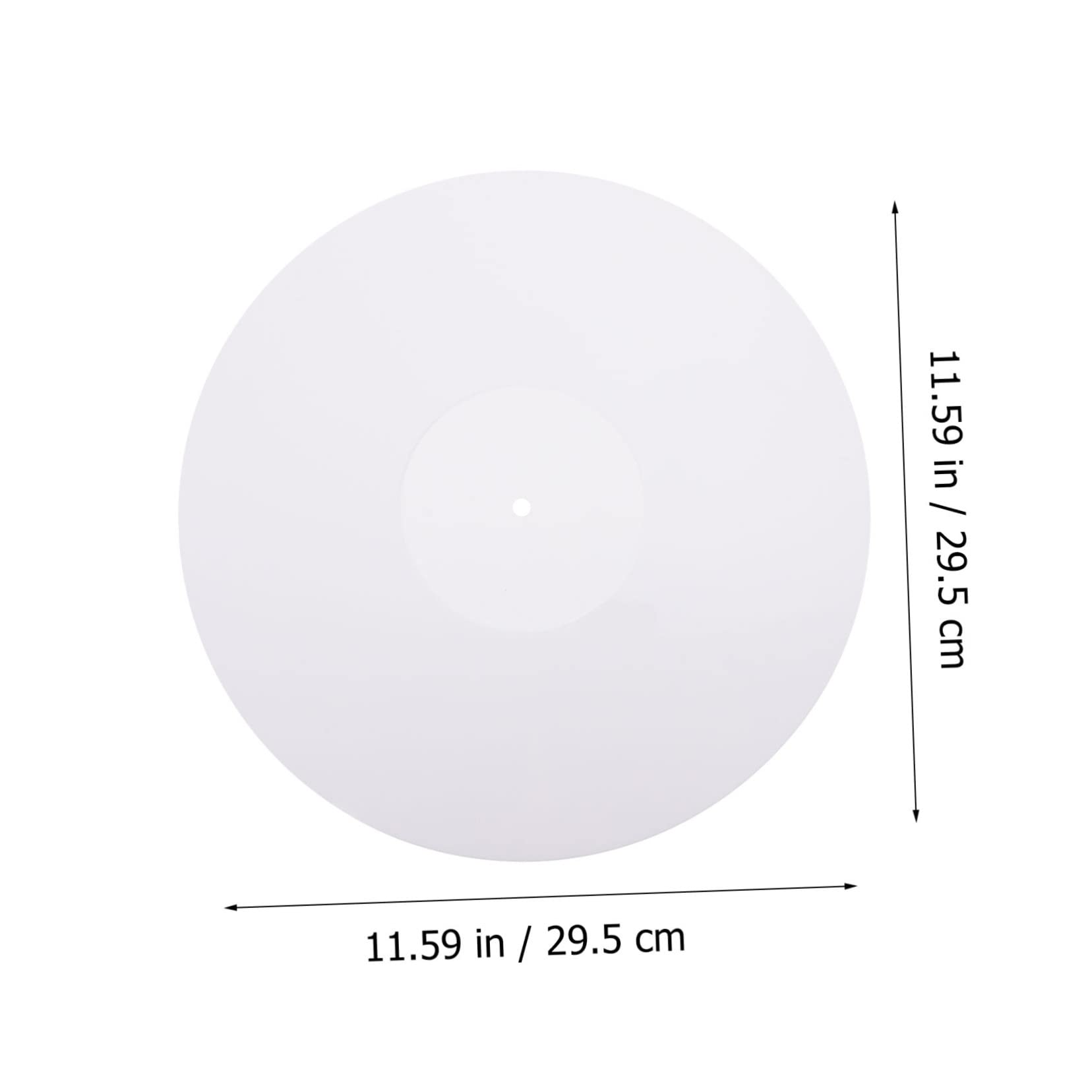 Homoyoyo Tappetino Protettivo per Dischi in Vinile in Acrilico Mat Antistatico per Giradischi e Fonografi Facile Usare e Delicato sui Dischi