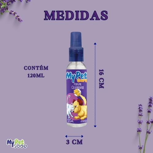 Perfume para Cachorro My Pet Celebridade, Cheiroso e Refrescante, Perfume Pet, 120ml