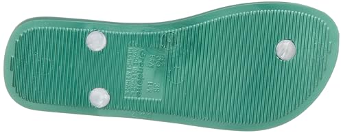 صندل منزلق من ايبانيما موديل فقط فيم كاجوال للنساء، لون أخضر وفضي لؤلؤي، مقاس 37 EU