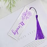 Personalised Bookmark Acrylic Bookmarks with Birth Flower