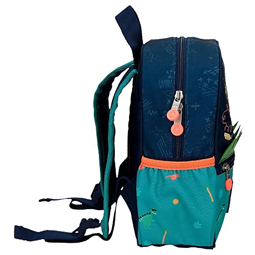 Enso Dino artist Preschool Backpack Adaptable to Trolley Multicolor 23x25x10 cm Polyester 5.75L, Colourful, standard size - Image 2