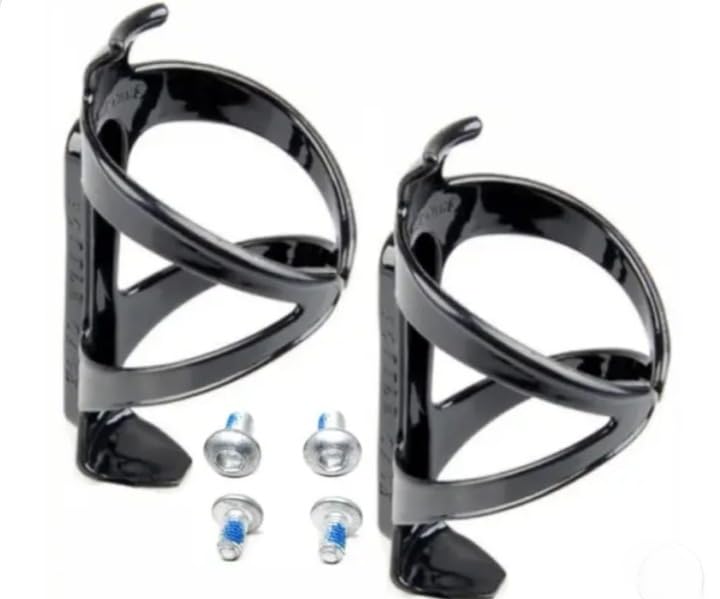 Pack of 2 Bike Water Bottle Cage Holders – Lightweight & Durable Plastic Bicycle Bottle Holders with Mounting Screws – Universal Fit for Road, Mountain & Hybrid Bikes-image-29