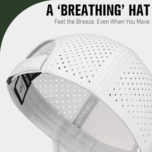 Image of AOPREL Baseball Cap Breathable Mesh Golf Hat Quick Dry Adjustable Baseball Hats for Men and Women Sport Running Workout