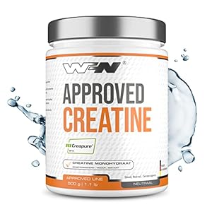 WFN Approved Creatine – Neutraal – 500g blikje – Creapure® – Pure Creatine Monohydraat Poeder – Veganistisch – 166…