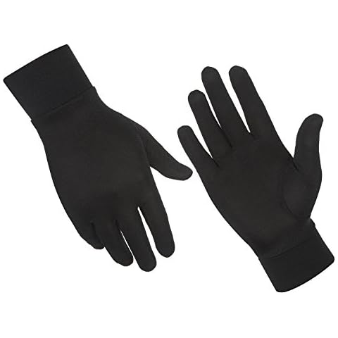 ALASKA BEAR - Natural Silk Gloves Liner Unisex Cover