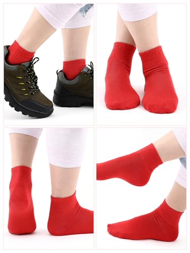 Image of Tarpop 100 Pairs Bulk Mens Socks Moisture Wicking Casual Sports Ankle Socks for Homeless Unisex Adult Men Women