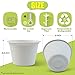 Green Earth, 4 oz Bagasse Compostable Cups, Biodegradable Sugarcane Fiber Material, White, 50-Pack 6