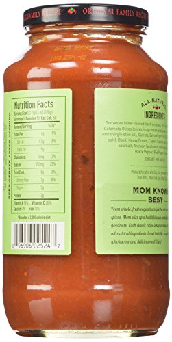 moms Pasta Sauce, Puttanesca, 24 Ounce (Pack of 6)