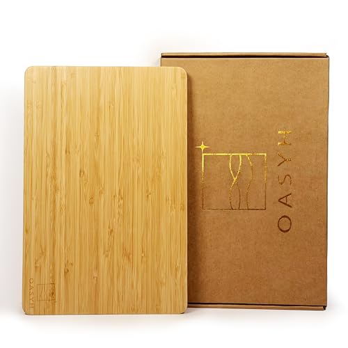 Tabla de Cortar de Bambú para Cocina – Tabla Premium de Madera Natural, Duradera y Ecológica para Cortar Carne, Verduras y Charcutería por OASYH miniatura 1