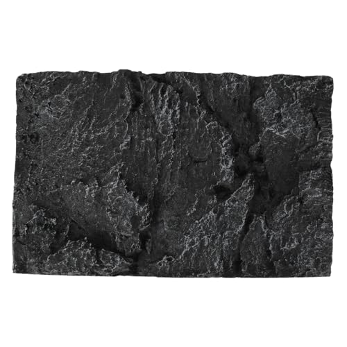 FONDOTIN 3D Aquarium Background Board Rock Tank Decor Tank Background Fade-Resistant 45x28 Inches