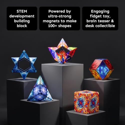Image of Shashibo DODECA Magnetic Puzzle Cube, Stress Relief Fidget Toy