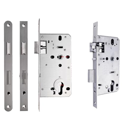 23x235mm Silent Lock Tongue Round Square Panel Cylinder 32mm 5572 Lock Body 1Pcs(S 23x235)