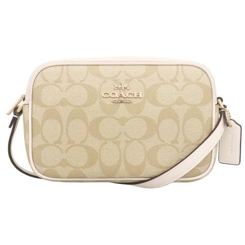 [コーチ] バッグ(ショルダーバッグ) FCQ874 CQ874 ライトカーキ×チョーク ジェイミー シグネチャー PVC レザー ミニ カメラ バッグ レディース [アウトレット品] [ブランド] [並行輸入品]