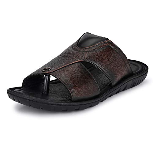 Burwood Men BWD 142 Brown Leather Flip Flops Thong Sandals-8 UK/India (42 EU) (BW 143) (B07P3RBS24) Amazon Price History, Amazon Price Tracker