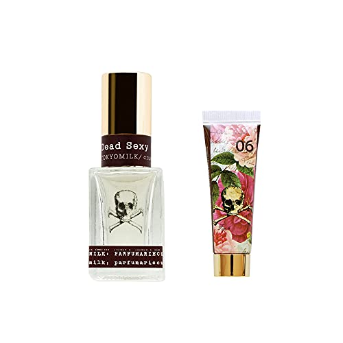 TOKYOMILK Dead Sexy Eau de Parfum & Handcreme Bundle Deep Vanilla Exotic Wood White Orchid & Ebony Shea Butter Moisturizer Exciting Womens Perfume Scented Hand Cream Lotion for Dry Skin
