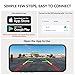 WiFi Magnetic Solar Wireless Backup Camera, 10500mAh Rechargeable 1080P Rear View Camera for Truck RV Trailer Car, DVR Recording Night Vision IP69 Waterproof, App for Phone iOS Android AP1 DVKNM