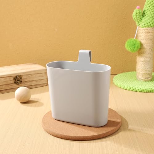 POPETPOP Suporte para colher de areia para gatos, recipiente de lixo pequeno, pá para animais de est