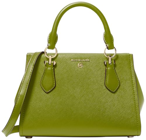 Michael Kors Bolsa transversal pequena Marilyn, Verde prado, One Size
