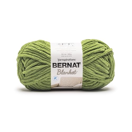 Image of Bernat Blanket BB Fern Yarn - 2 Pack of 300g /10.5oz - 100% Polyester - #6 Super Bulky - 220 Yards - Knitting /Crochet
