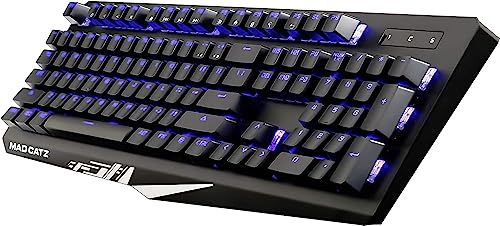Teclado Mad Catz Strike 4 Cherry MX rojo para evitar fallos de pulsación en juegos RGB