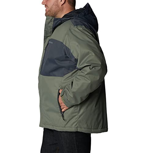 Columbia Men's Tipton Peak Ii Insulated Jacket, Stone Green/Shark, Medium #TOP7