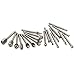 Tonsiki 20PCS Wood Carving Bits Set, 1/8 Inch(3mm) Shank Tungsten Carbide Rotary Tools Accessories for DIY Woodworking, Engraving, Grooving, Polishing, Suitable for Most Rotary Tools