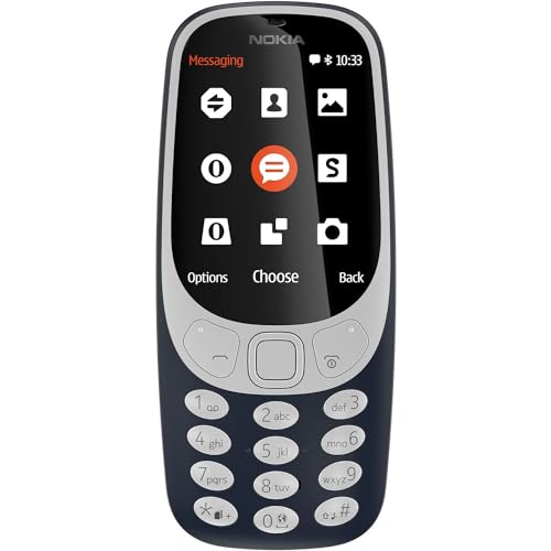 Nokia 3310 2G Mobiltelefon - Mörkblå med 2,4" Skärm & Bluetooth