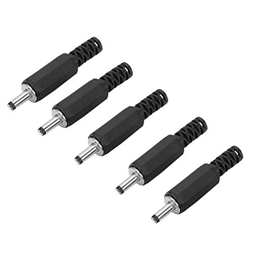 Spina di Alimentazione CC 5 Prese di CC da 1.3 Mm X 3.5 Mm di CC Maschio Adattatore per Connettore Coassiale Jack