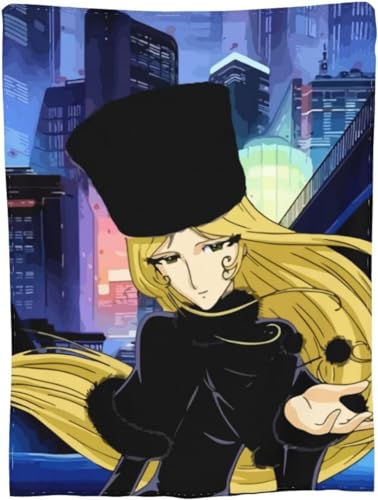 毛布 もうふ ブランケット 銀河鉄道999 おしゃれ キャラクター 周辺 萌えグッズ 【柔らかく肌触り 暖かい】 ひざ掛け 軽量 なめらか 静電気防止 抗菌 防臭 四季適用 フランネル 大判 "X"