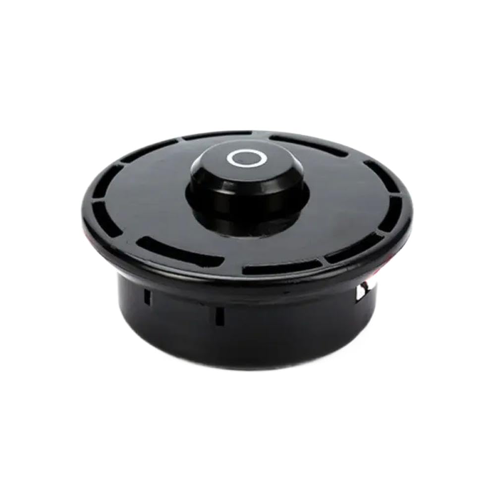 Tête de rechange pour outils de jardin - Nylon noir - Filetage M10 x 1,25 mm