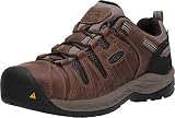 KEEN Utility Flint II Waterproof (Steel Toe) Cascade Brown/Orion Blue 9.5 EE - Wide
