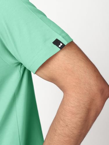 Image of Bewakoof Men's Cotton Jersey Solid Regular Fit Half Sleeve Round Neck T-Shirt | Tshirt for Men Cotton| Casual Wear | Street Wear