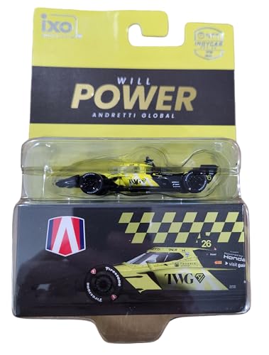 IXO IND64038 Will Power Andretti 1:64 Modelo Diecast miniatura 1