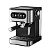GEEPAS Espresso Machine with Milk Frother | 20 Bar Pressure 1350W Thermoblock 5-in-1 Coffee Maker | Touch Control Colour Panel 1.5L Tank Dual Filter Espresso Americano Steam Functions for Home Use