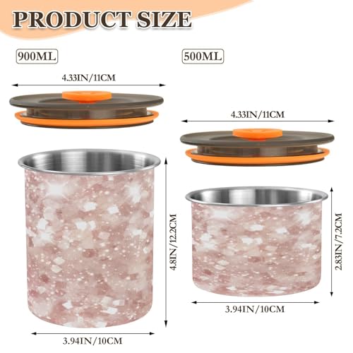 Envase para Café Hermético Acero Inoxidable Rosa 30 OZ miniatura 2