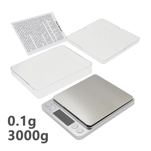 Báscula digital de cocina alta precisión 3000g 0.1g miniatura 2