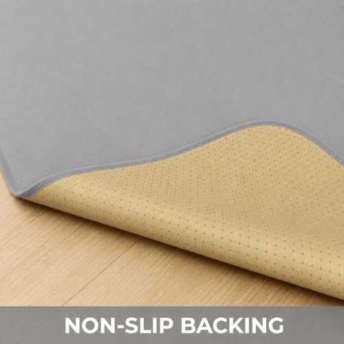 Image of Splat Mat for Under High Chair, Waterproof Washable High Chair Floor Mat | 51 inchx51 inch Reusable Splash Mat and Food Mat for Baby Meals, BLW, Crafts, Play. Non-slip Backing, Wipeable Floor Protector