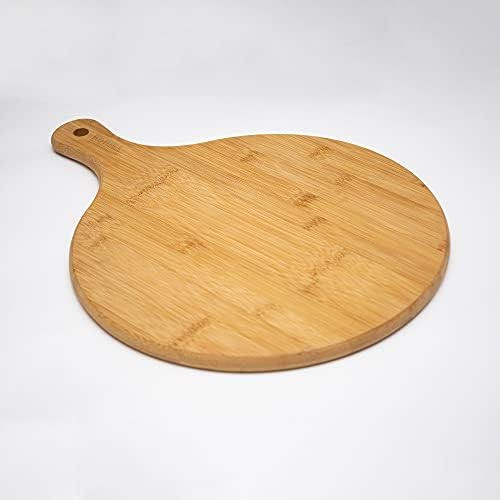 Pizza Board/Cheese Board by Eco-Pebble | Sustainable Bamboo Extra Thick | 32cm Diameter