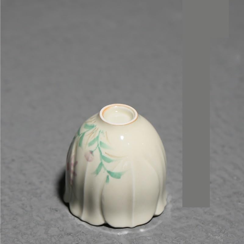 Matcha Cups Tazza da tè da viaggio, Tazza da caffè da ufficio, Tazza dipinta a mano, Tazza per ospiti, Set da tè Kung Fu di colore sottosmalto, Tazza singola, Tazza profumata Set da tè con