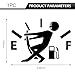 Ferianl Car Fuel Tank Sticker, Funny Gas Tank Decal, Reflective Fuel Gauge Empty Stickers, Waterproof Car Window Decals, Universal for Auto, Truck, SUV (Black)