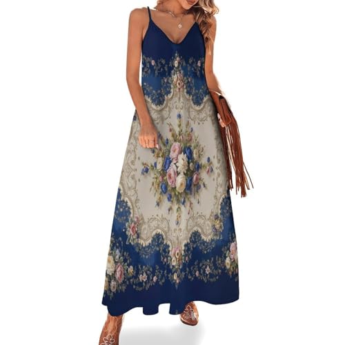 Robe décontractée à sans manches grande taille col V chic