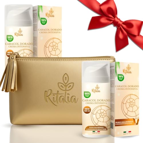 PACK 2 CREMAS BABA DE CARACOL 100 ml + NECESER DORADO | Crema