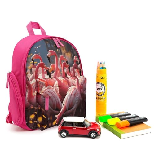 Flamingos Partying Mini Backpack Light Weight Small Travel Backpack Shopping Travel Daypack3