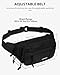 WATERFLY Bauchtasche Gürteltasche Herren Damen: Sportlich Hüfttasche Stylisch Fanny Waist Pack Klein Festival Bumbag MTB Hipbag Gassi Bum Bauchbeutel Unisex Hip Bag für Sport Hundetraining
