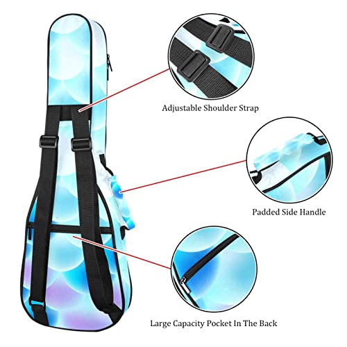 Housse pour ukulélé avec motif écailles de sirène bleue de 10 mm d’épaisseur avec rembourrage en éponge de 53,3 cm avec… - Les Beatles, Paul McCartney, John Lennon, RIngo Starr, George Harrison Housse pour ukulélé avec motif écailles de sirène bleue de 10 mm d'épaisseur avec rembourrage en éponge de 53,3 cm avec… – Image 4