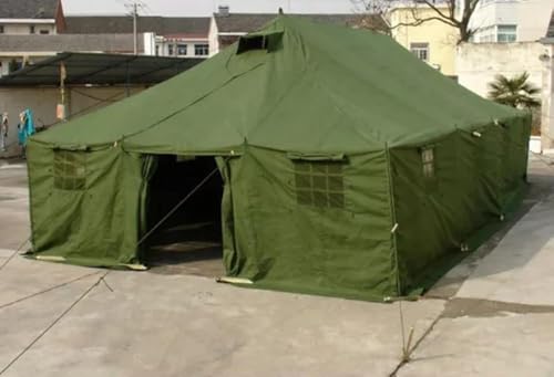 Waterproof Canvas Steel Army Military Camping Tent (5x8m)