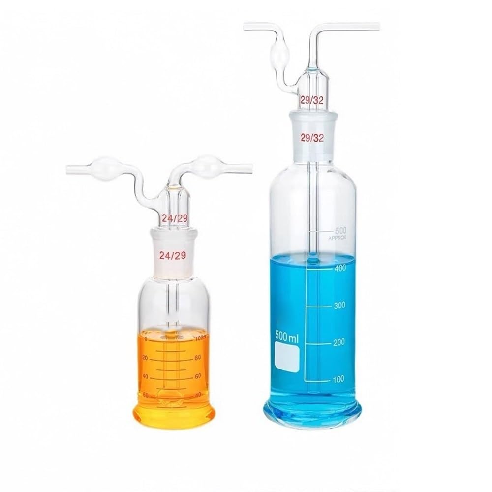 Cristalería de Laboratorio 60 125 250 500 1000 ml Tubo recto de vidrio Tapón cilíndrico Material de vidrio for laboratorio Experimento(500ml(34))