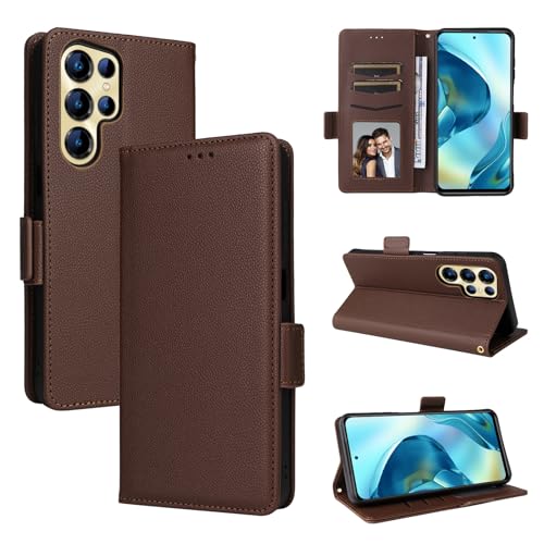 �X�}�z�P�[�X �Ή��@�� for Oukitel C68 �t���b�v�L�b�N�X�^���h���C���J�[�h�X���b�g�E�H���b�g�J�o�[ Brown