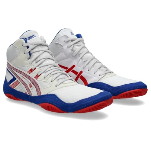 ASICS ASICS Men's Snapdown 4 Wrestling Shoes, 10.5, White/Classic RED