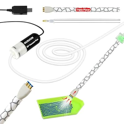 GUSUCIN Electric Diamond Art Painting Pen Adjustable Suction Vacuum Diamond Painting Tool with Triple Tips, No-Wax Needed, USB Powered, for Adults Diamond Art Kits and Accessories (Black)
